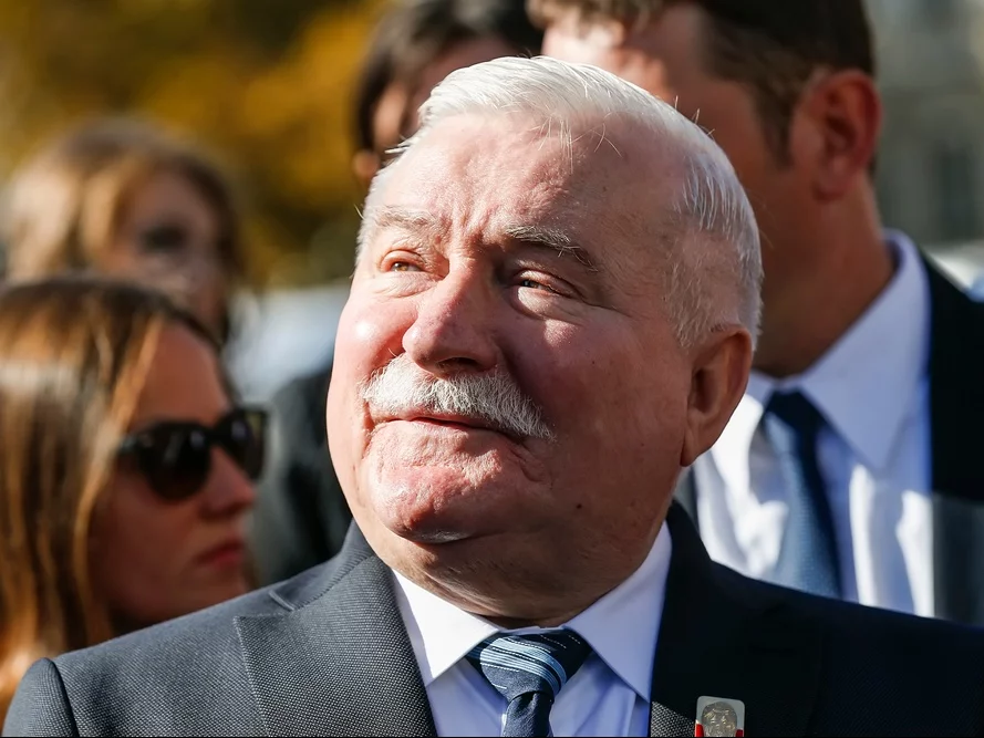 Były przywódca „Solidarności” i prezydent Lech Wałęsa.