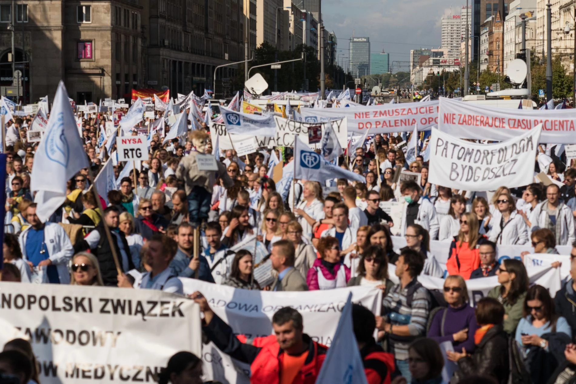 Protest Porozumienia Zawodów Medycznych