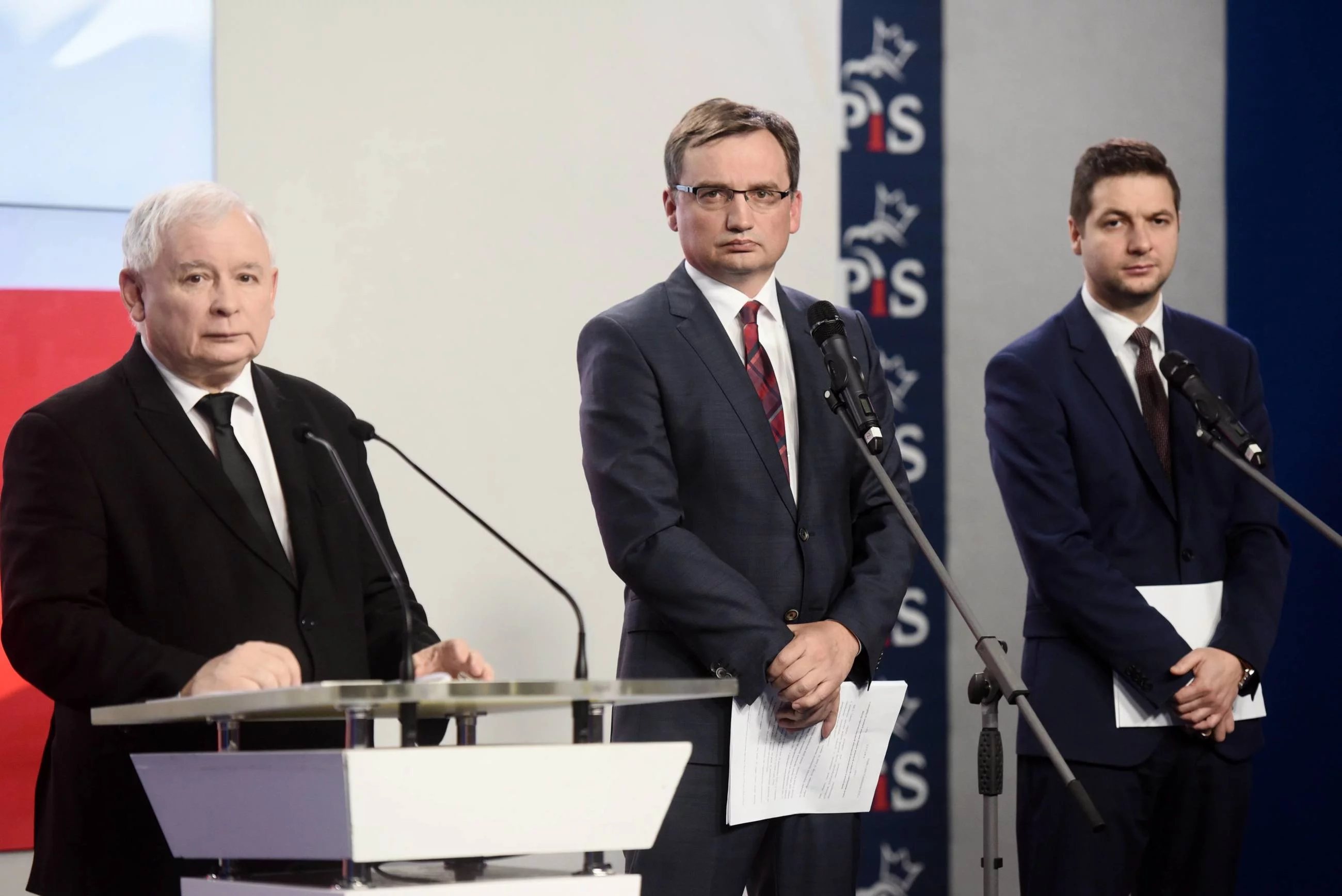 Jarosław Kaczyński, Zbigniew Ziobro i Patryk Jaki