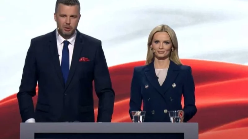 Michał Rachoń i Anna Bogusiewicz