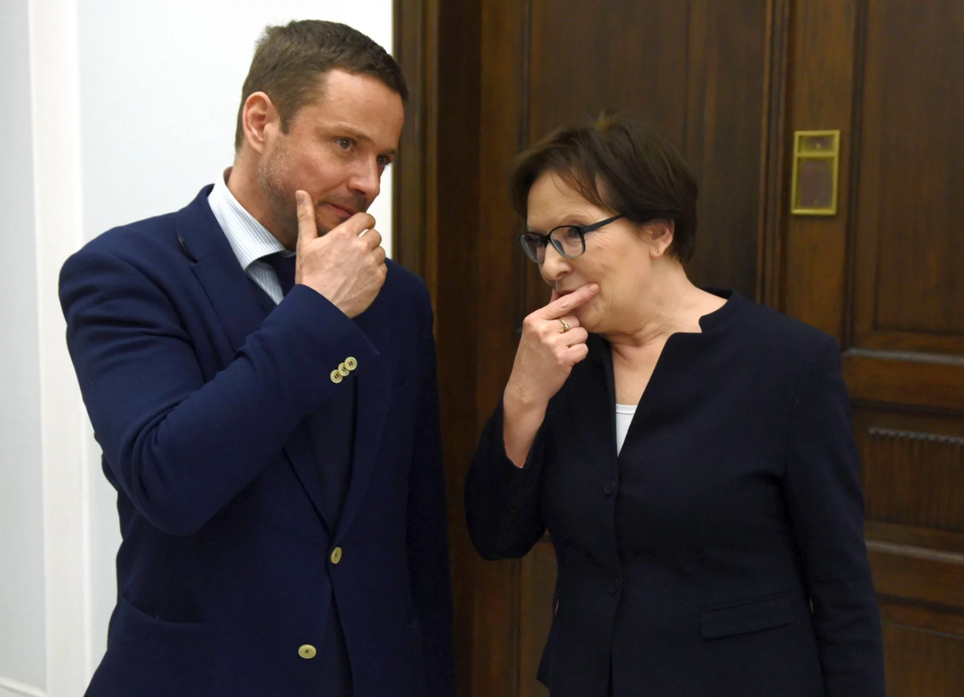 Posłowie Platformy Obywatelskiej: Rafał Trzaskowski i Ewa Kopacz