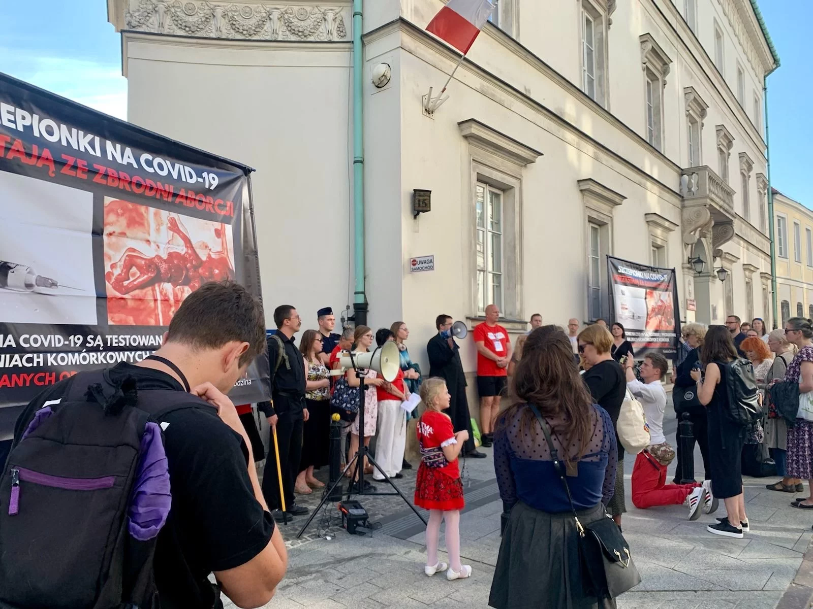 Różaniec pod Ministerstwem Zdrowia