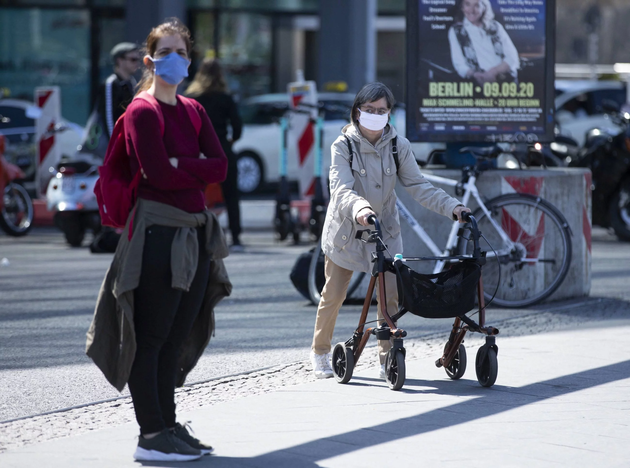 Berlin w trakcie epidemii koronawirusa