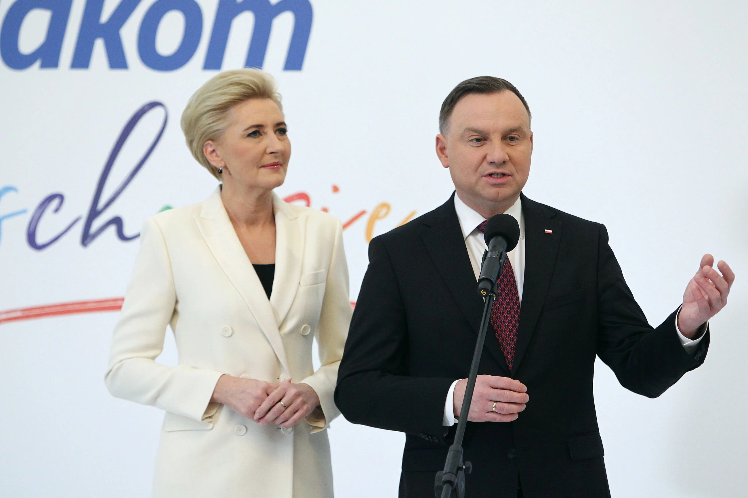 Prezydent Andrzej Duda z pierwszą damą