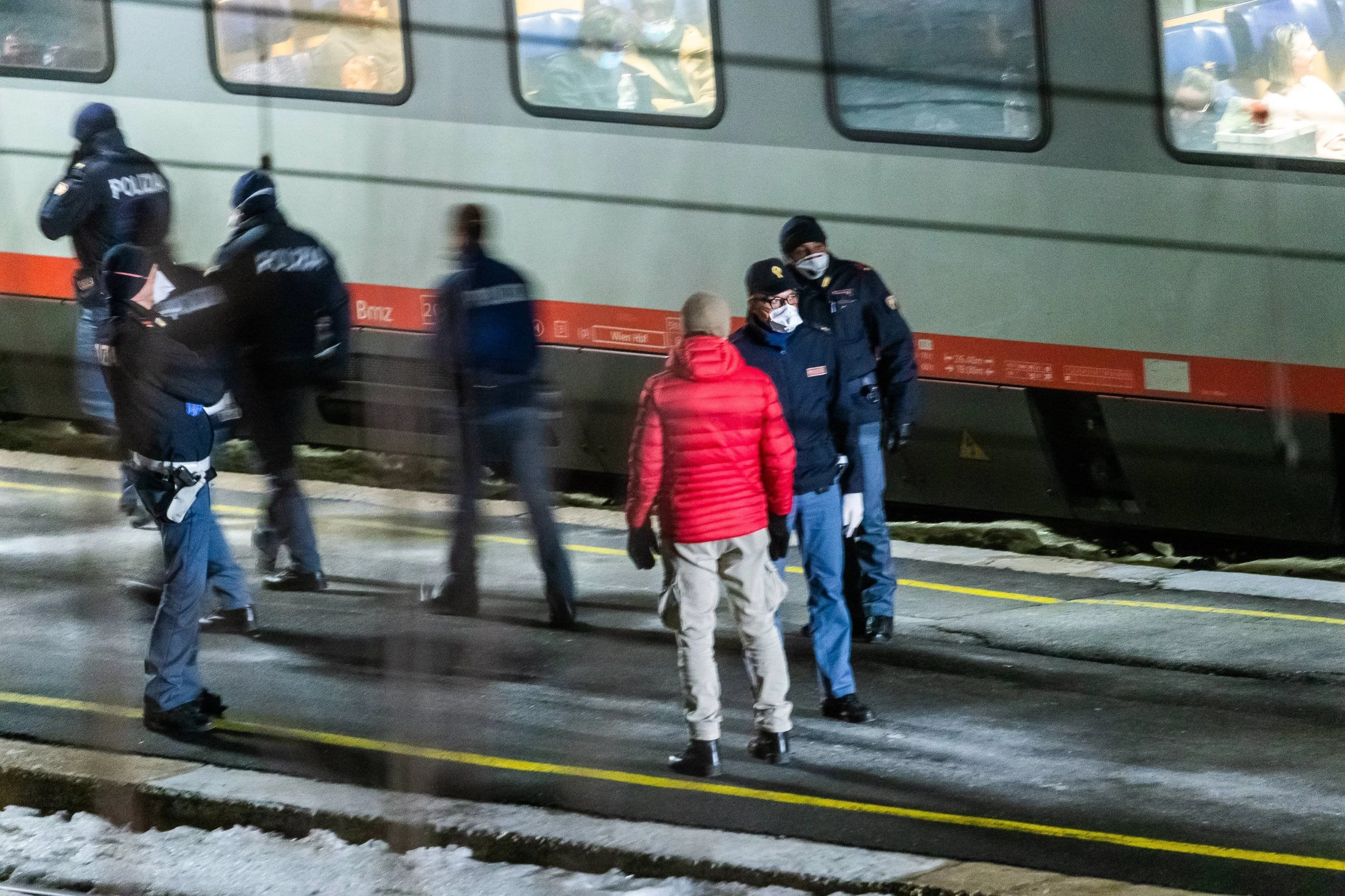 Brener. przełęcz na granicy Austrii i Włoch