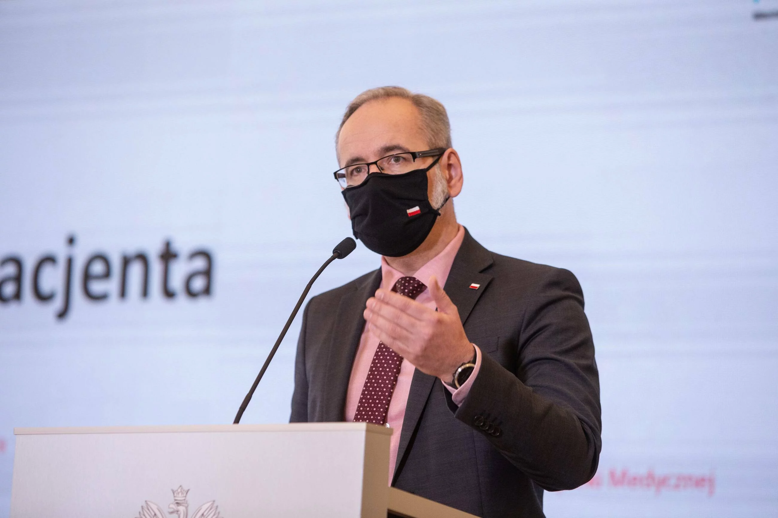 Minister zdrowia Adam Niedzielski