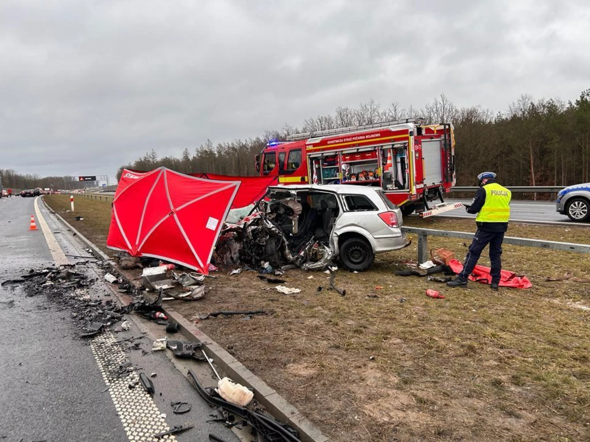 Tragiczny wypadek na S5. Nie żyje 4-latka