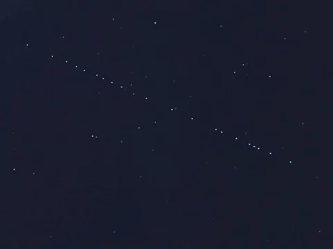 Kosmiczny pociąg Starlink