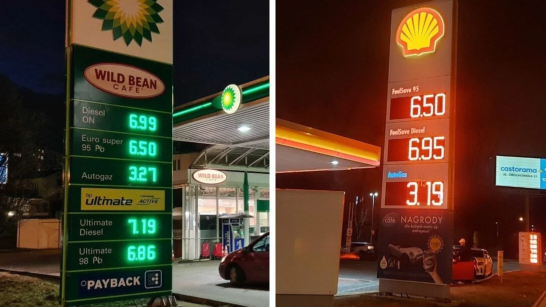 Diesel po 7 zł za litr