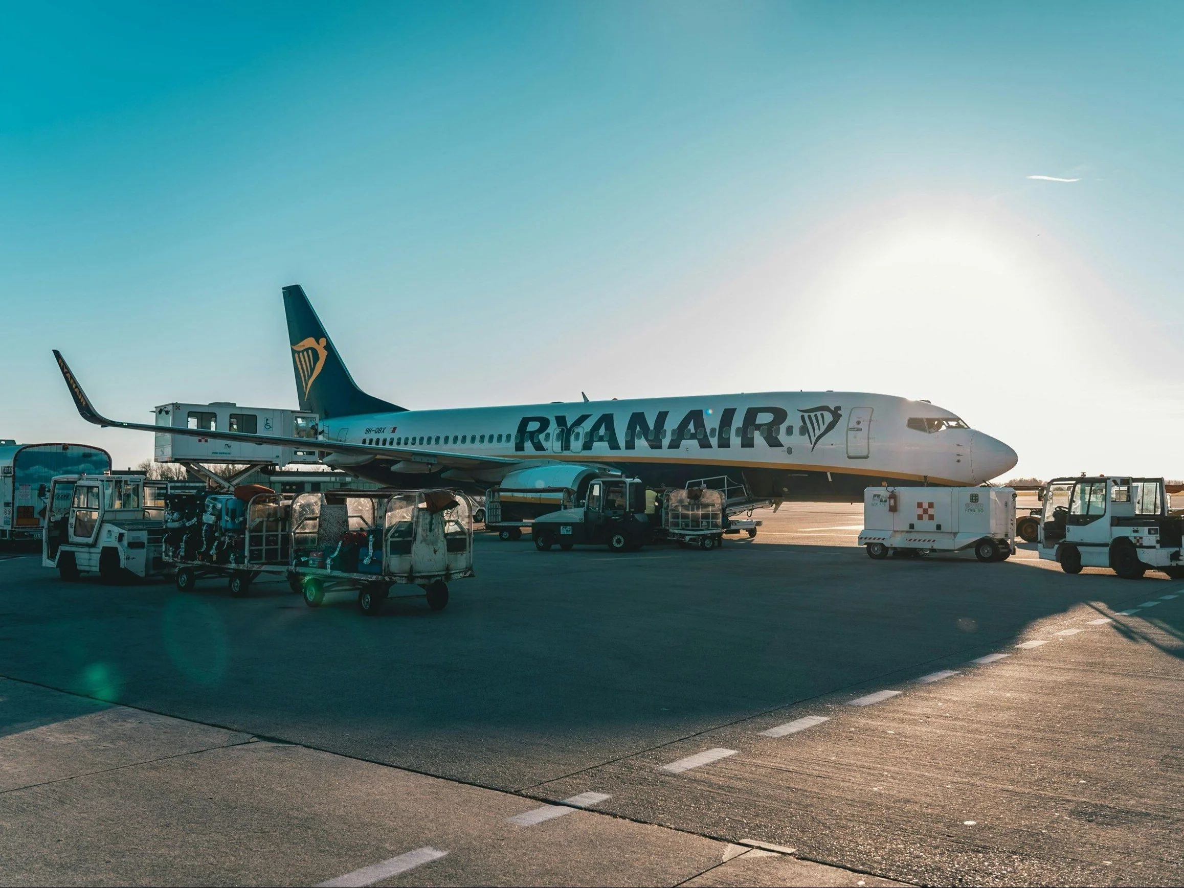 Samolot Ryanair, zdjęcie ilustracyjne