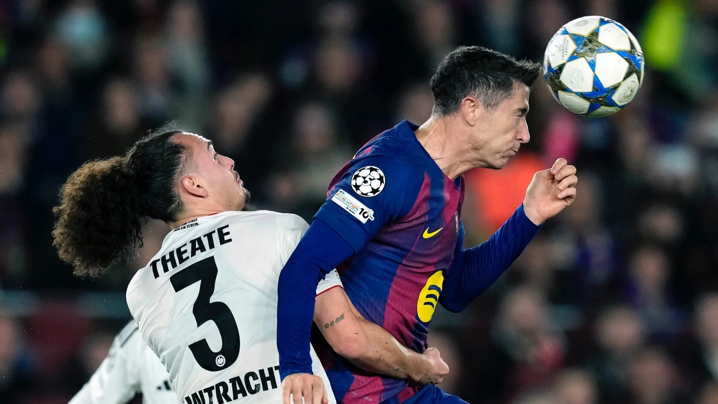 FC Barcelona – Eintracht Frankfurt. Koszmar Roberta Lewandowskiego w Lidze Mistrzów – Liga Mistrzów UEFA – Sport Wprost