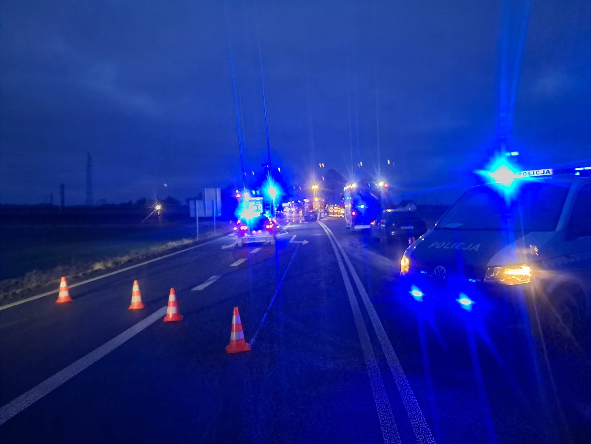 Miejsce wypadku w Zielęcicach