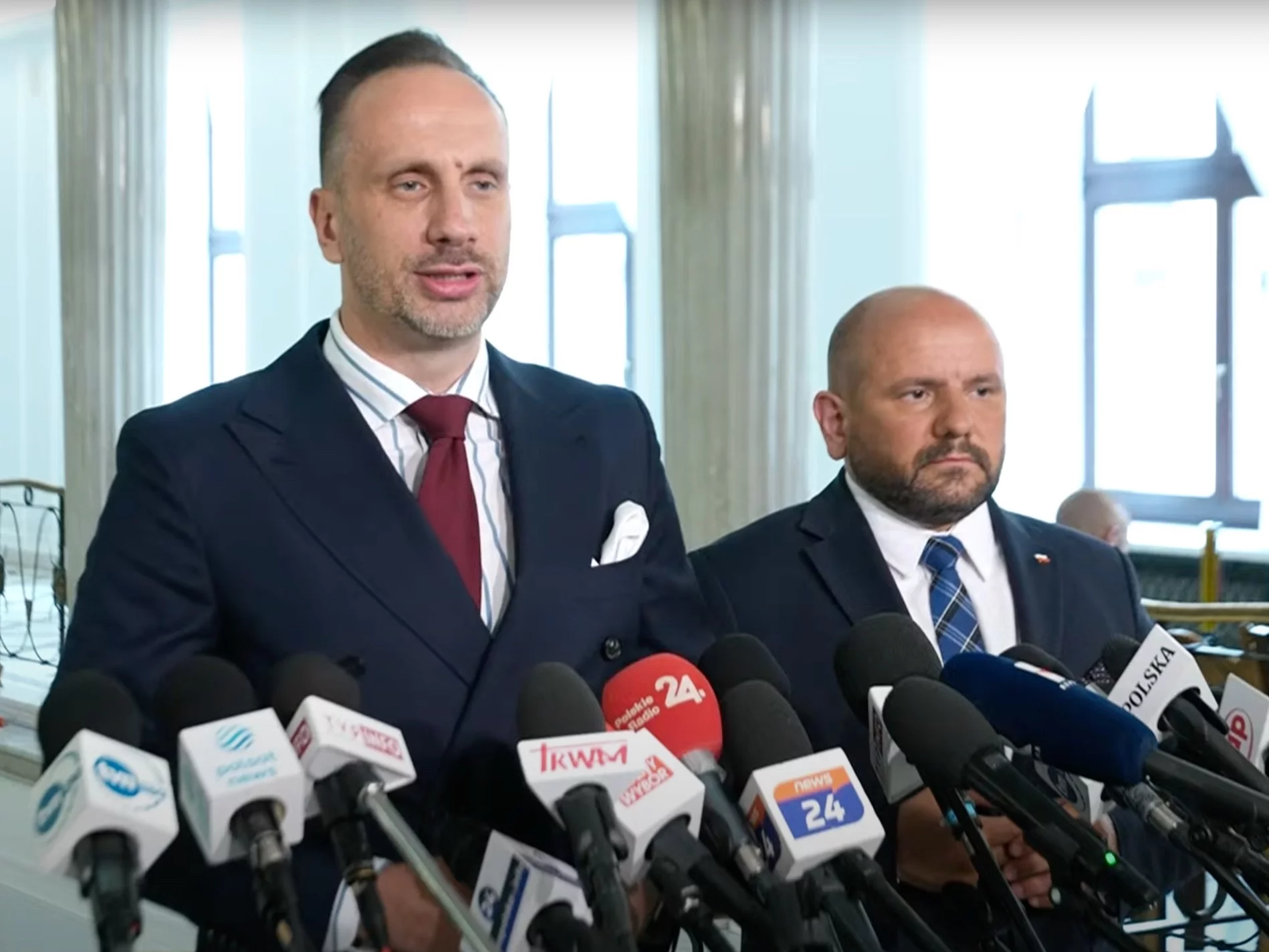 Janusz Kowalski i Mariusz Gosek na konferencji „Reset”