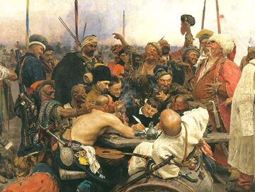 „Kozacy piszą list do sułtana”, obraz pędzla Ilji Repina
