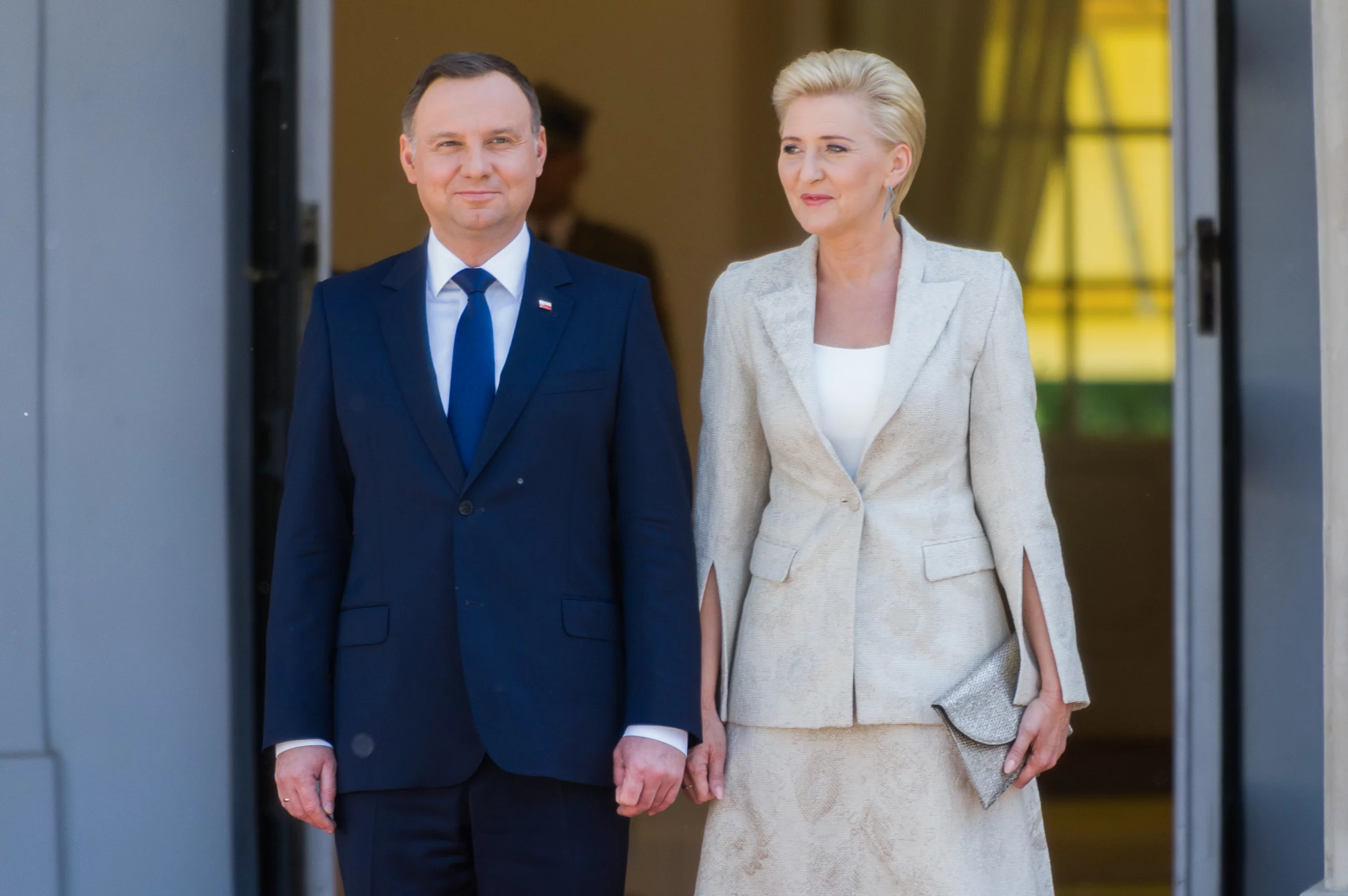 Prezydent Andrzej Duda z małżonką