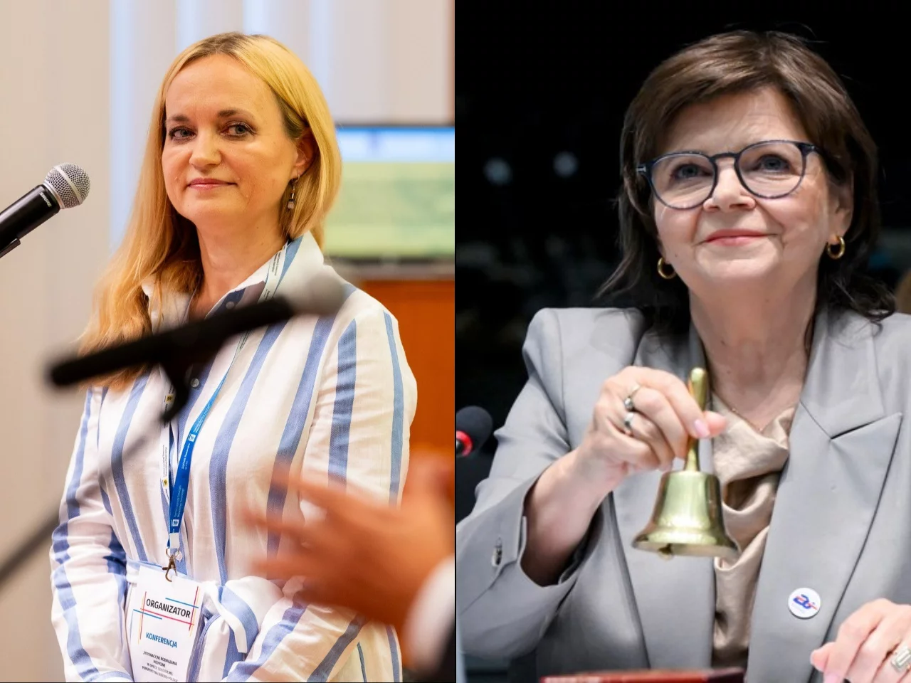 Jolanta Sobierańska‑Grenda oraz Izabela Leszczyna