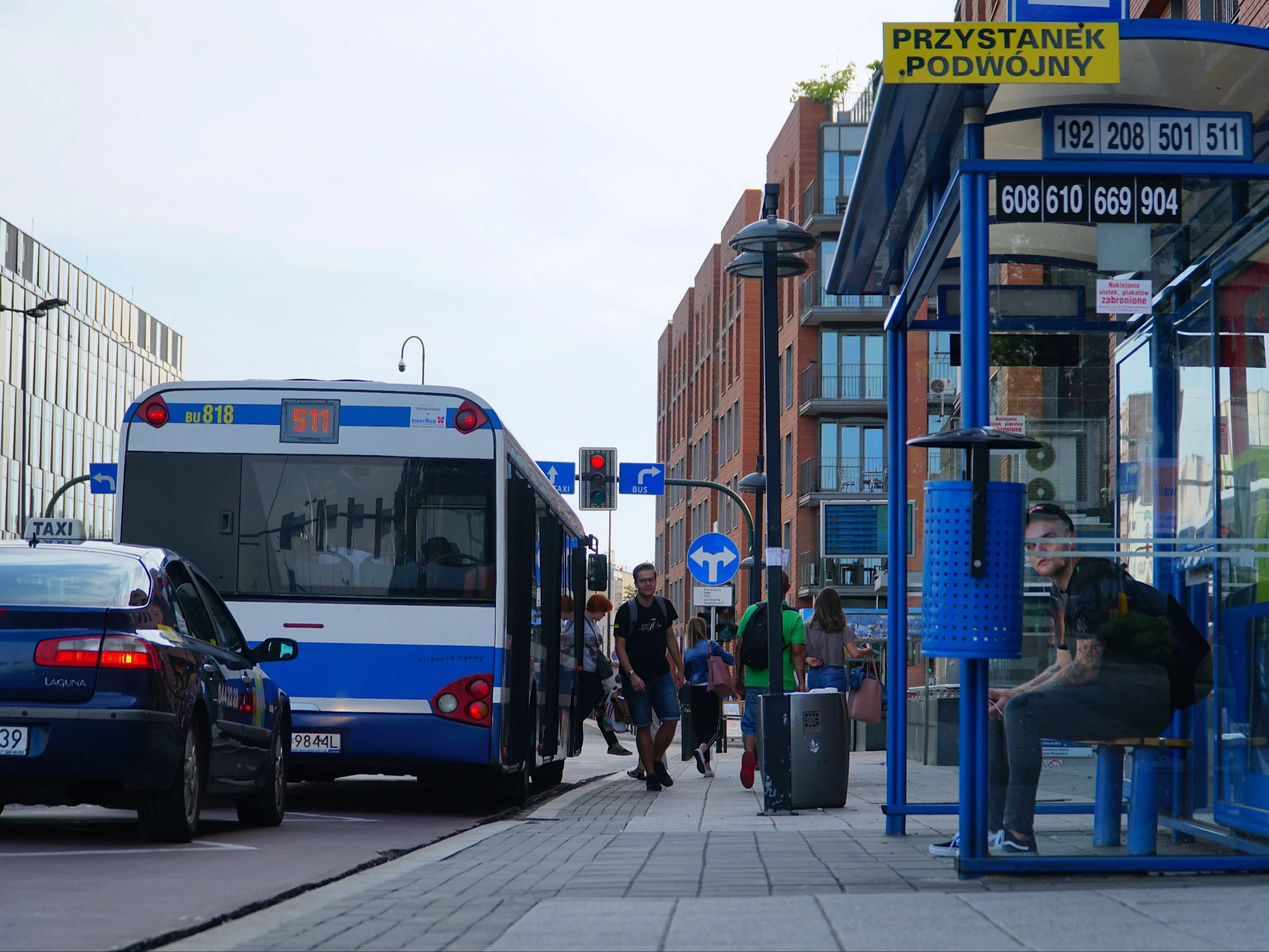 Kraków, przystanek autobusowy