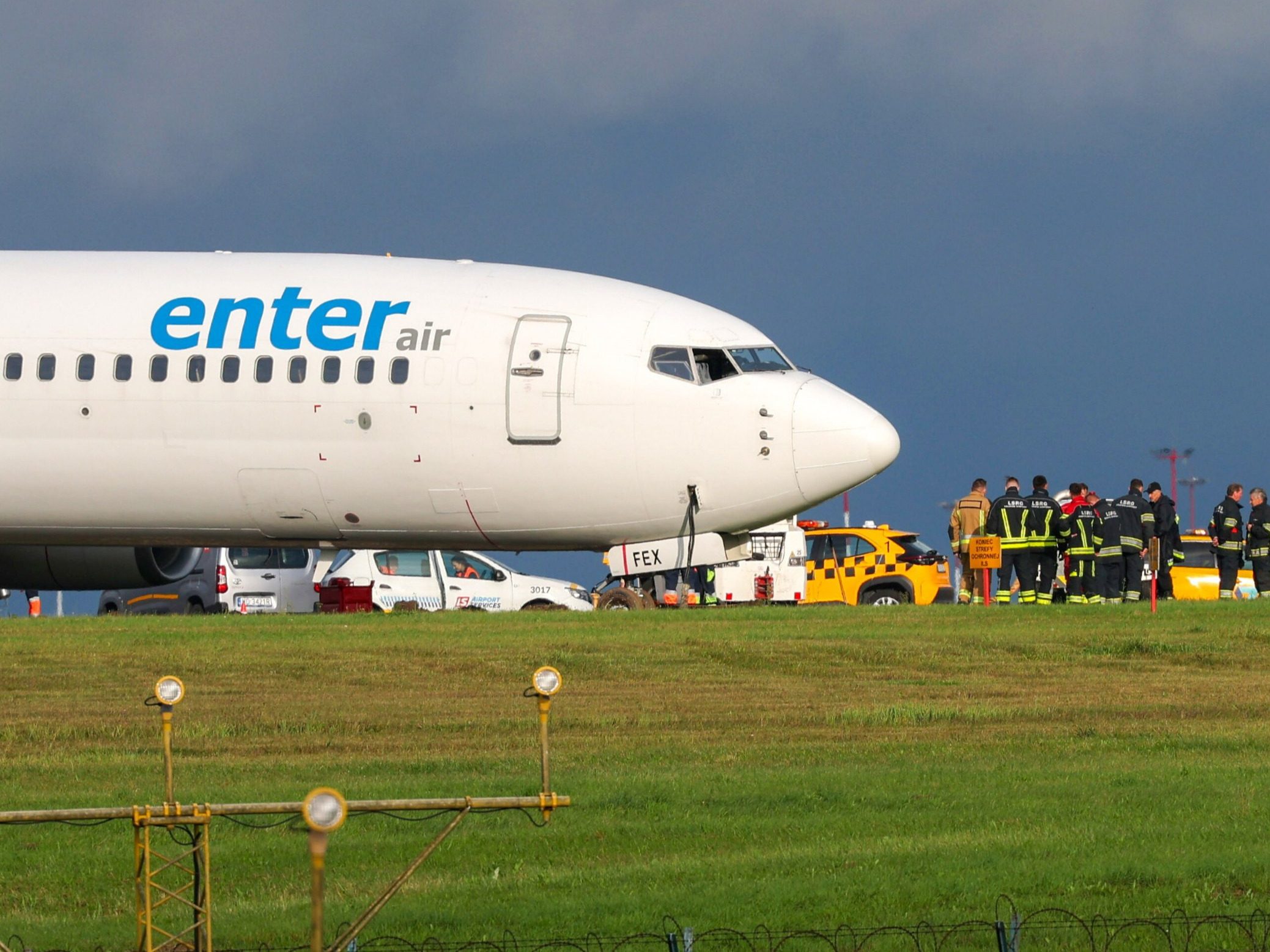 Samolot wypadł z pasa startowego na lotnisku w Balicach. Nowe informacje