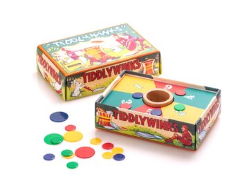 Krążek z popularnej gry Tiddlywinks