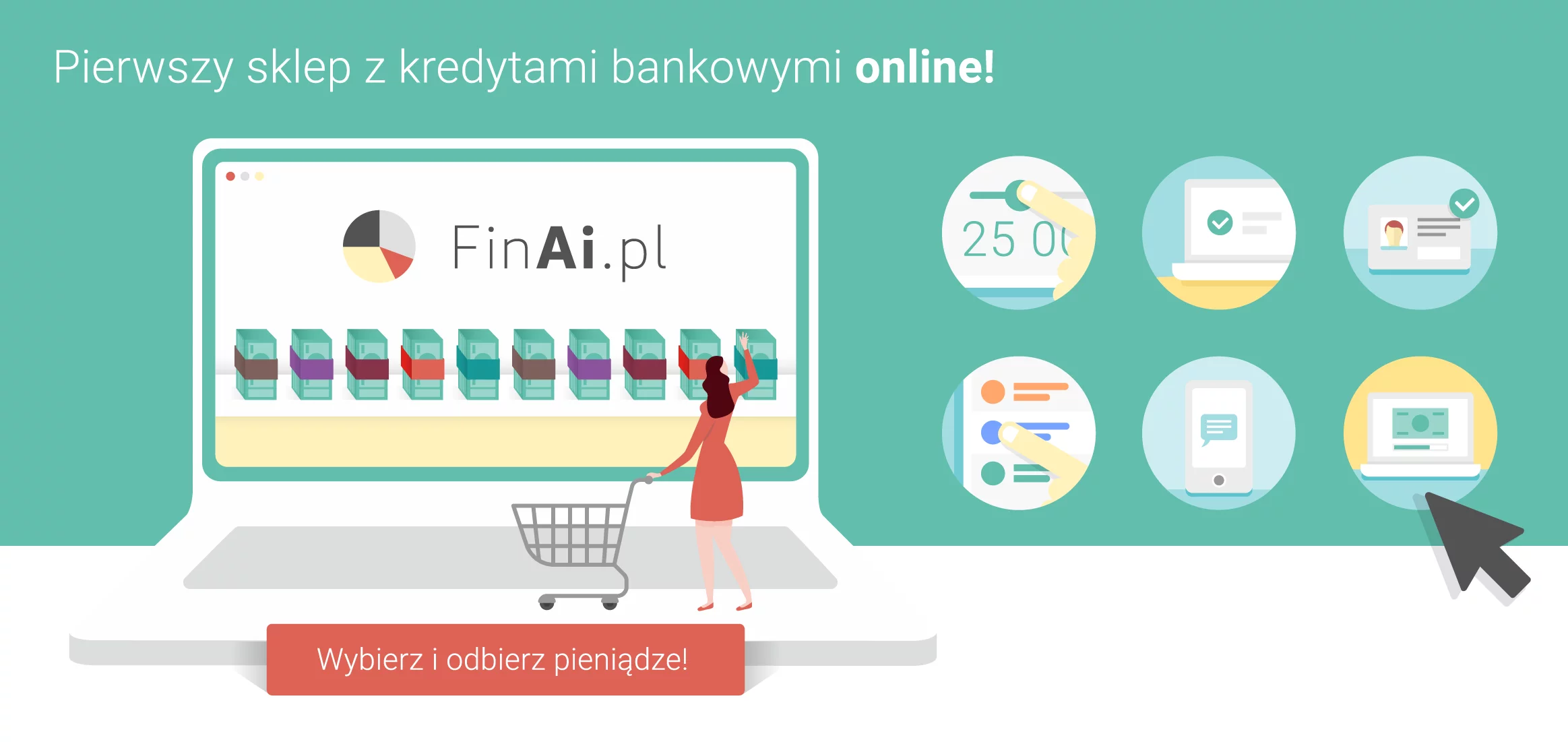 Pierwszy sklep z kredytami bankowymi online