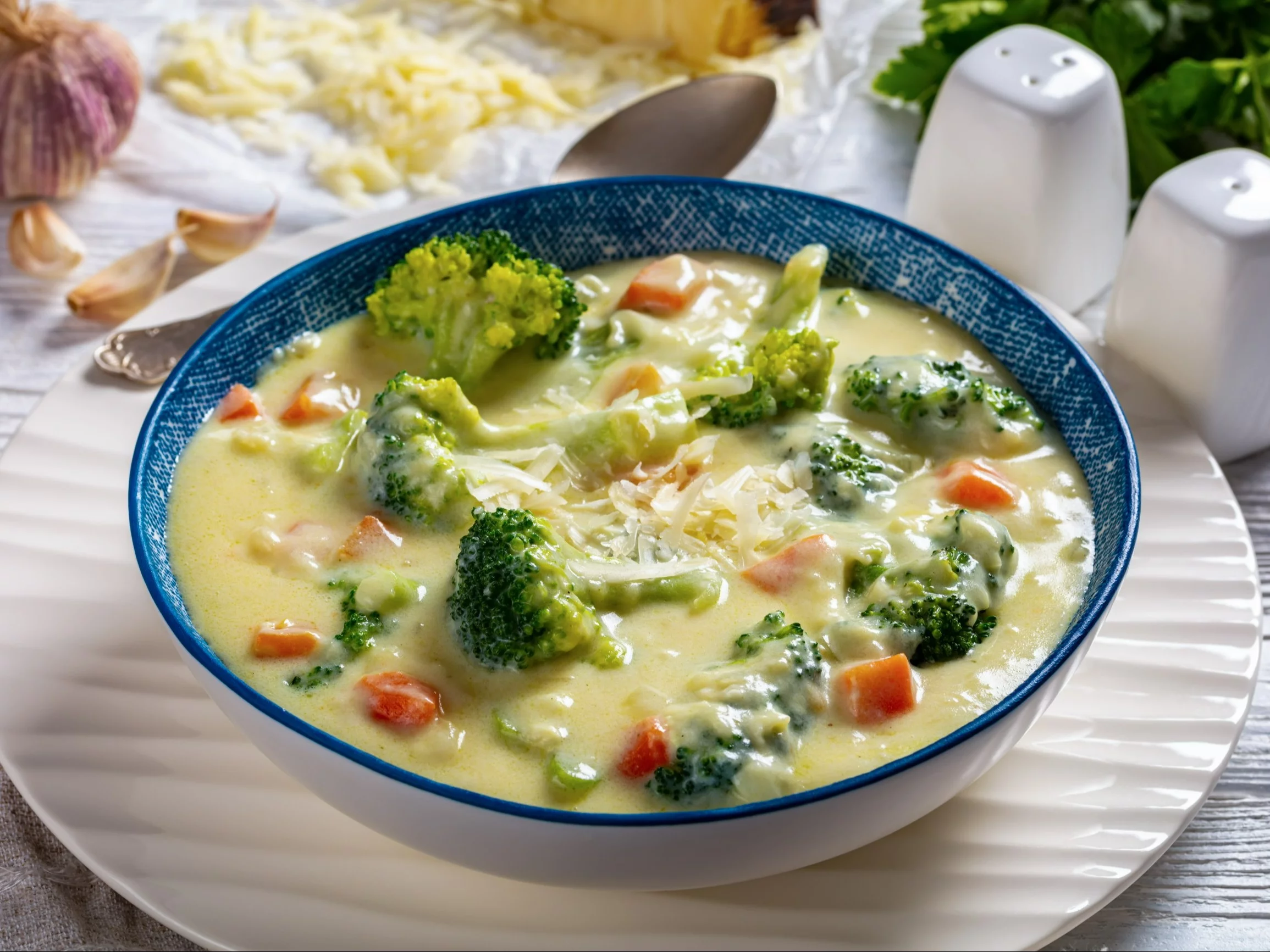 Zupa brokułowa z serem