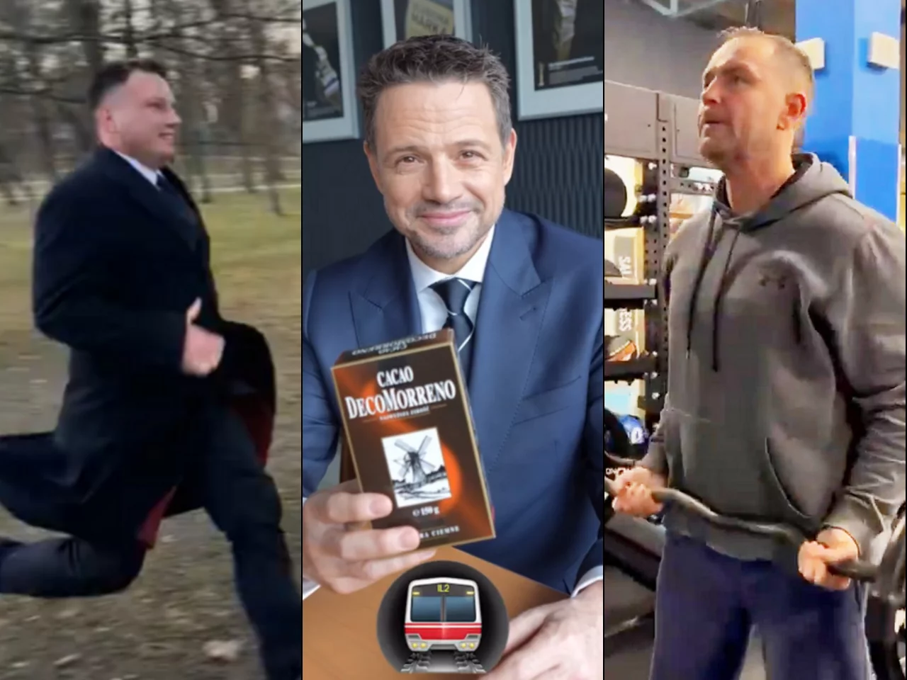 Sławomir Mentzen, Rafał Trzaskowski, Karol Nawrocki