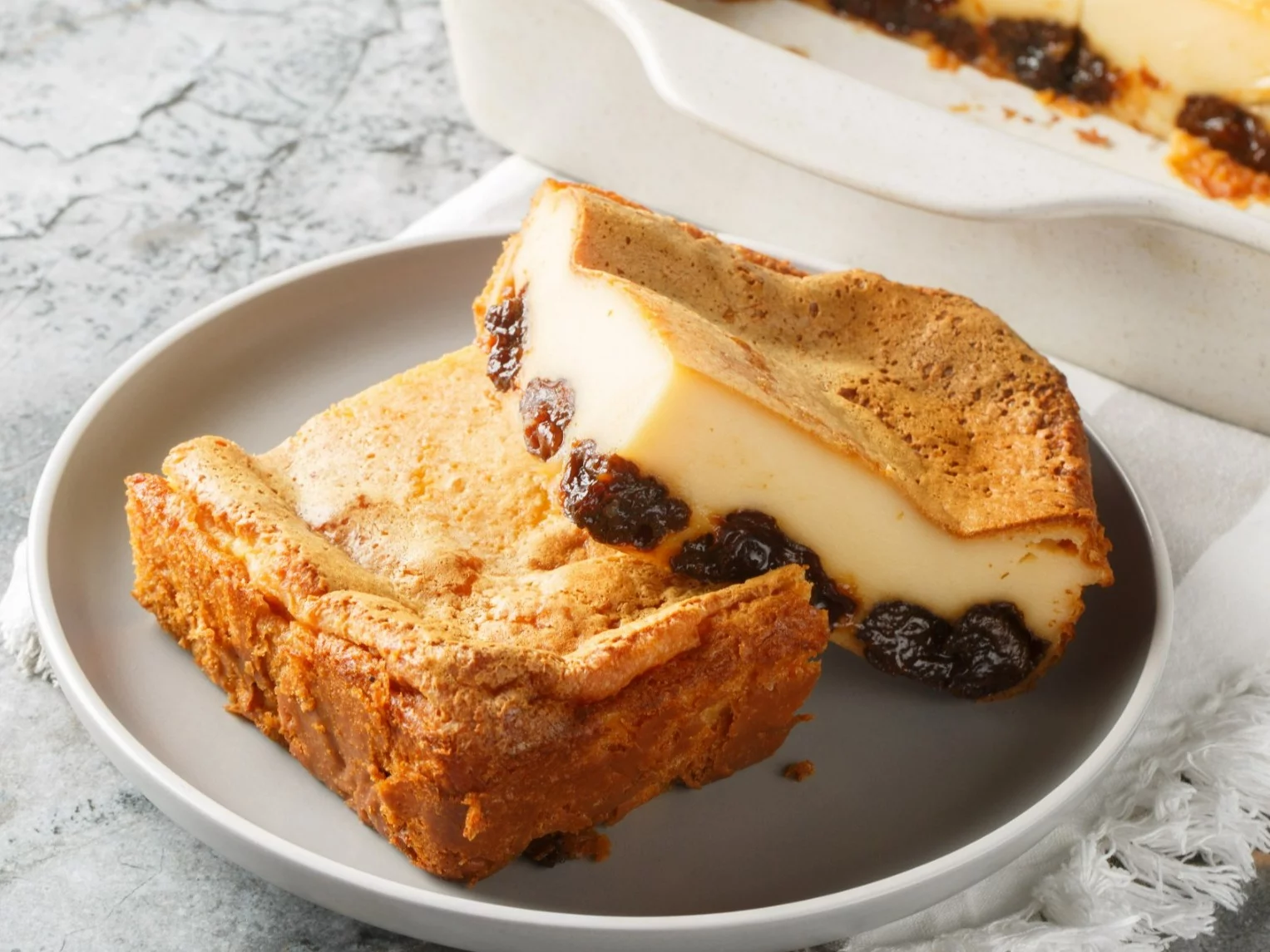Pudding ze śliwkami
