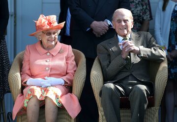 Królowa Elżbieta i książę Filip