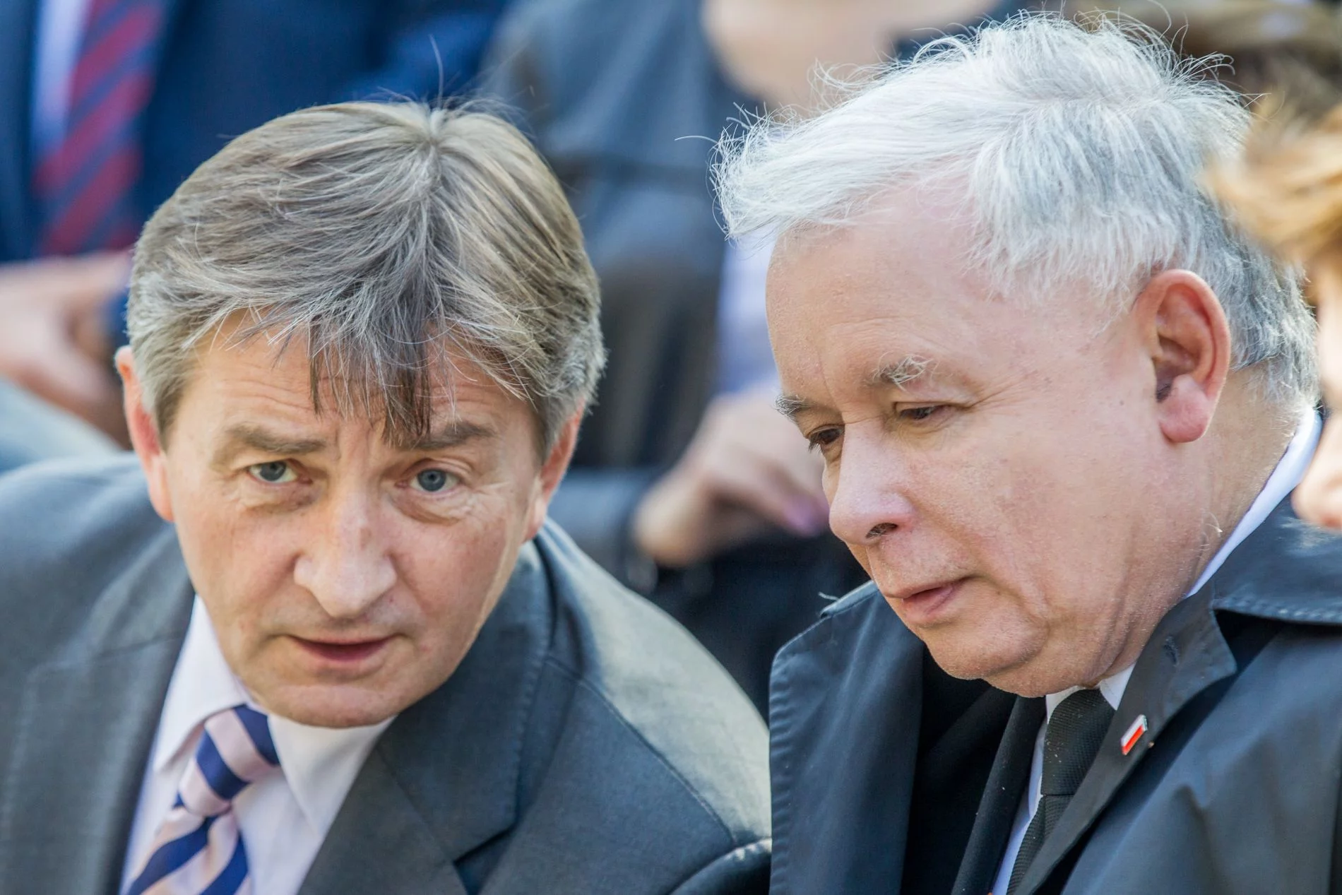 Marek Kuchciński i Jarosław Kaczyński