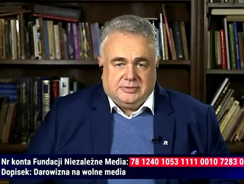 Tomasz Sakiewicz na antenie TV Republika