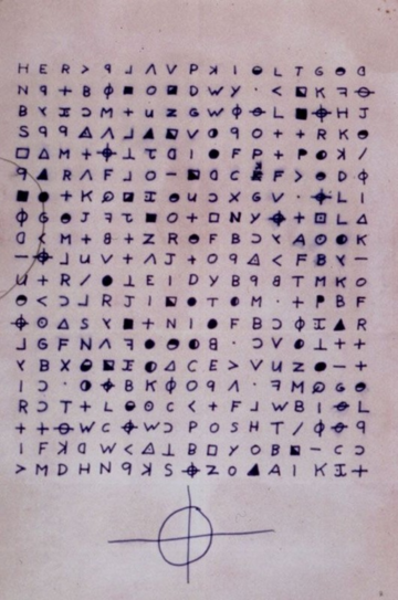 Kryptogram Zodiaka, znany jako Z-340