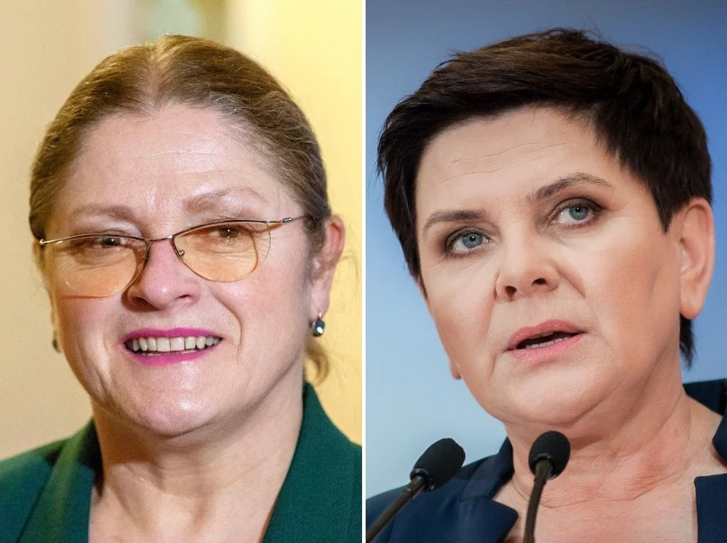 Krystyna Pawłowicz i Beata Szydło