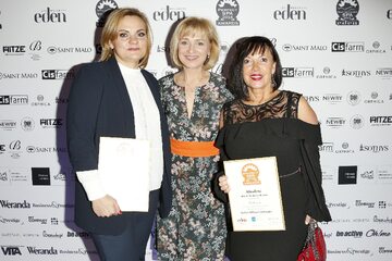 Krystyna Zmitrowicz dyrektor Afrodyty, Katarzyna Żak, Beata Łapińska prezes EBC