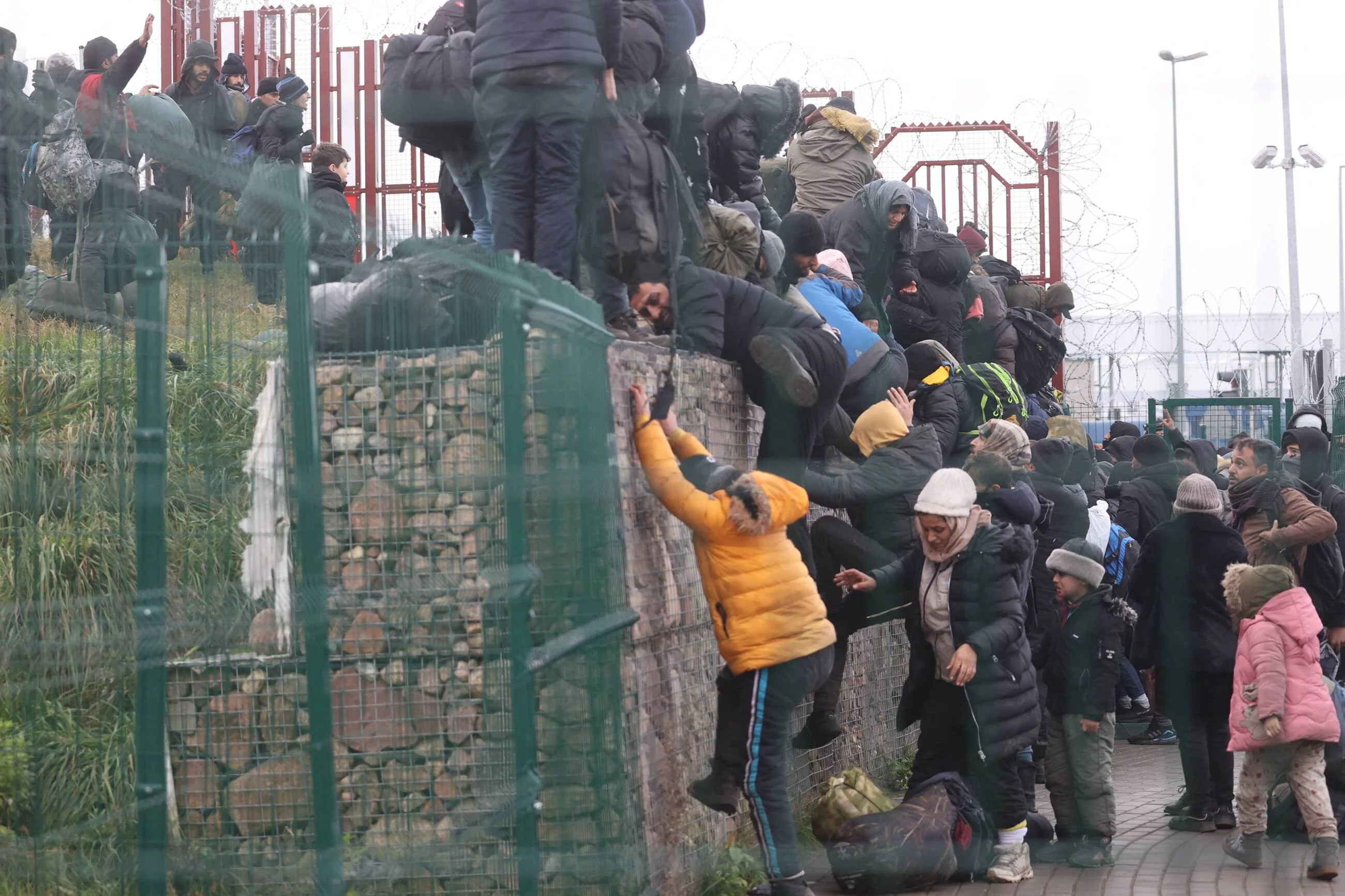 Migranci na polsko-białoruskiej granicy