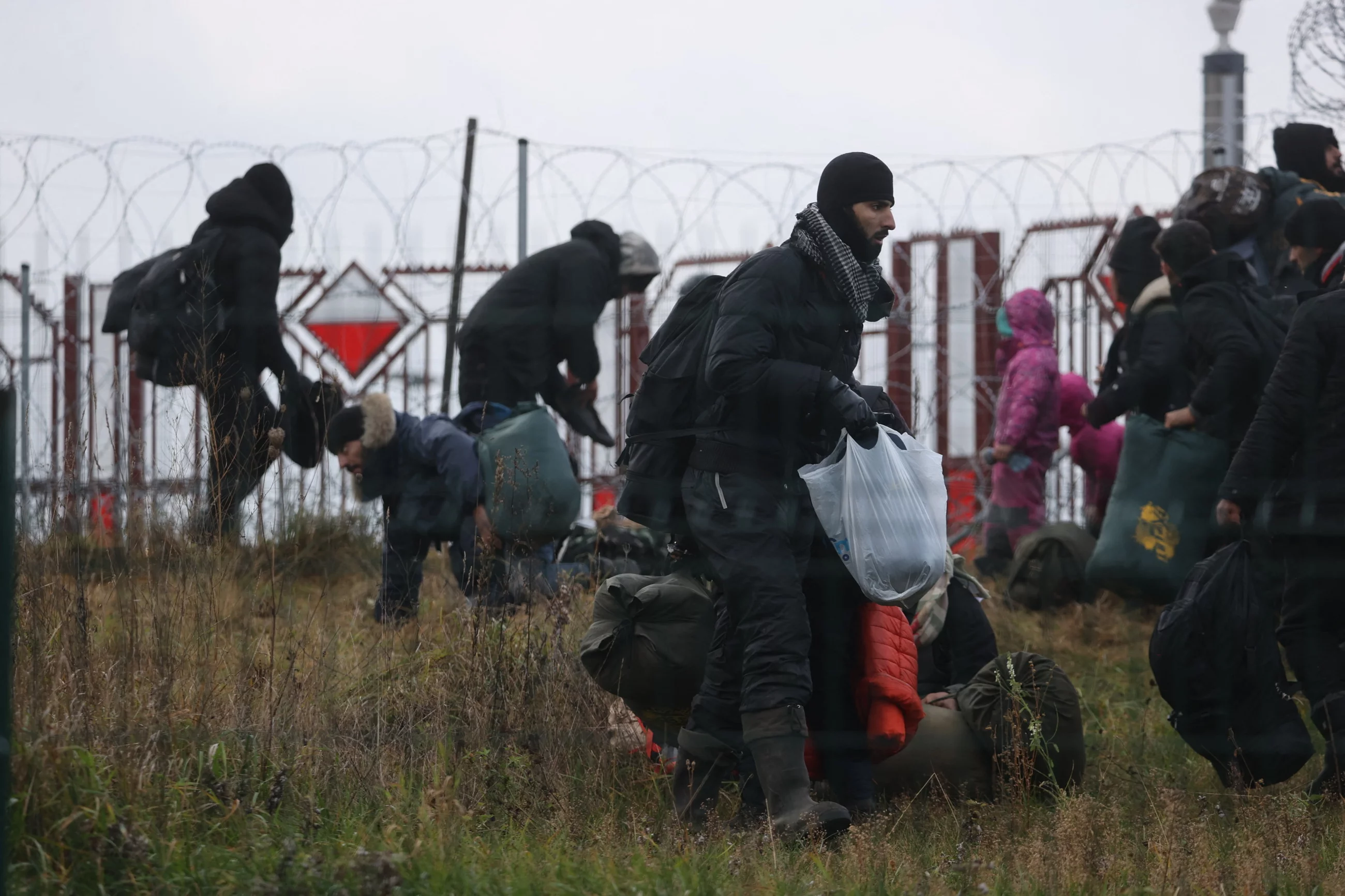 Migranci na polsko-białoruskiej granicy