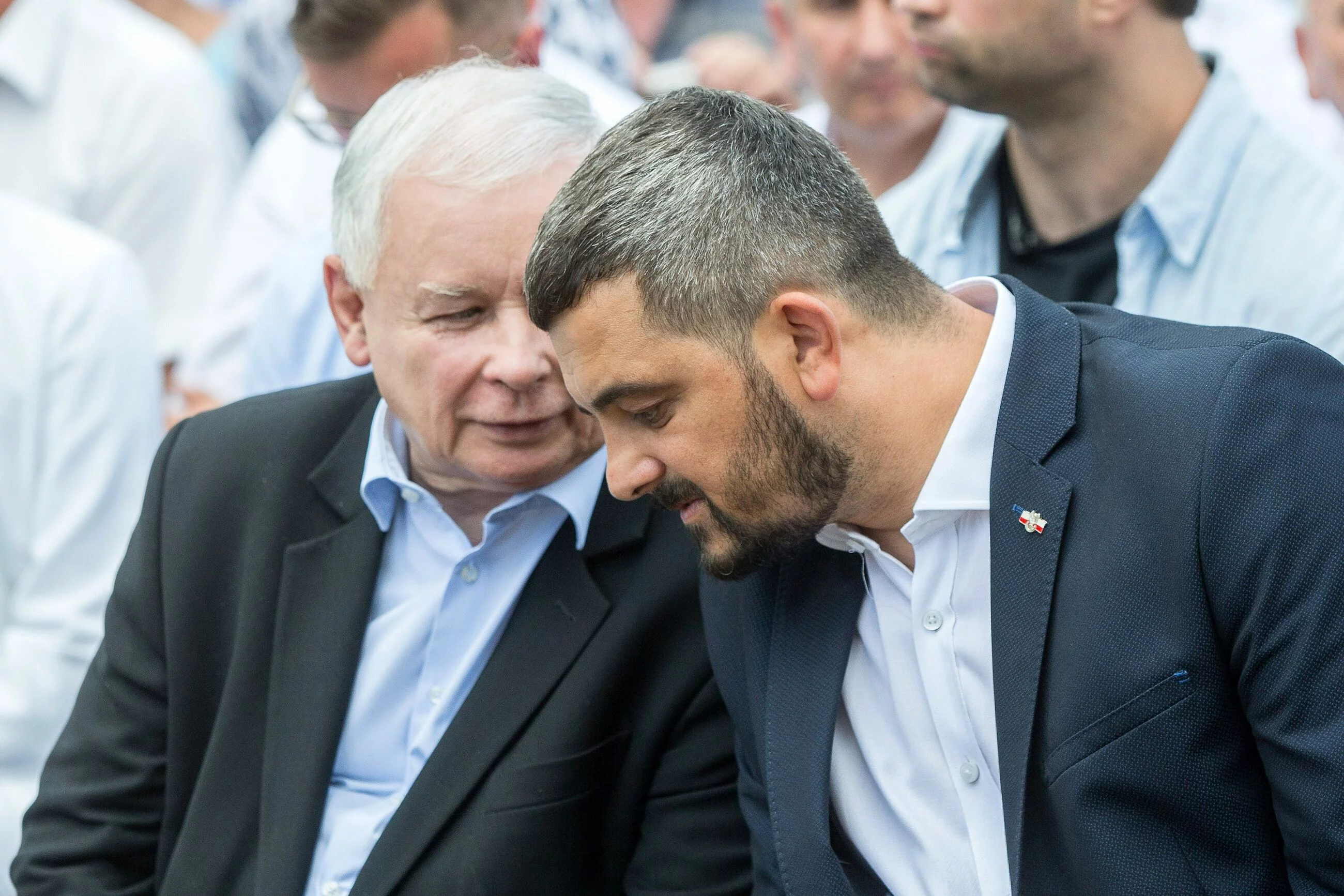 Jarosław Kaczyński i Krzysztof Sobolewski