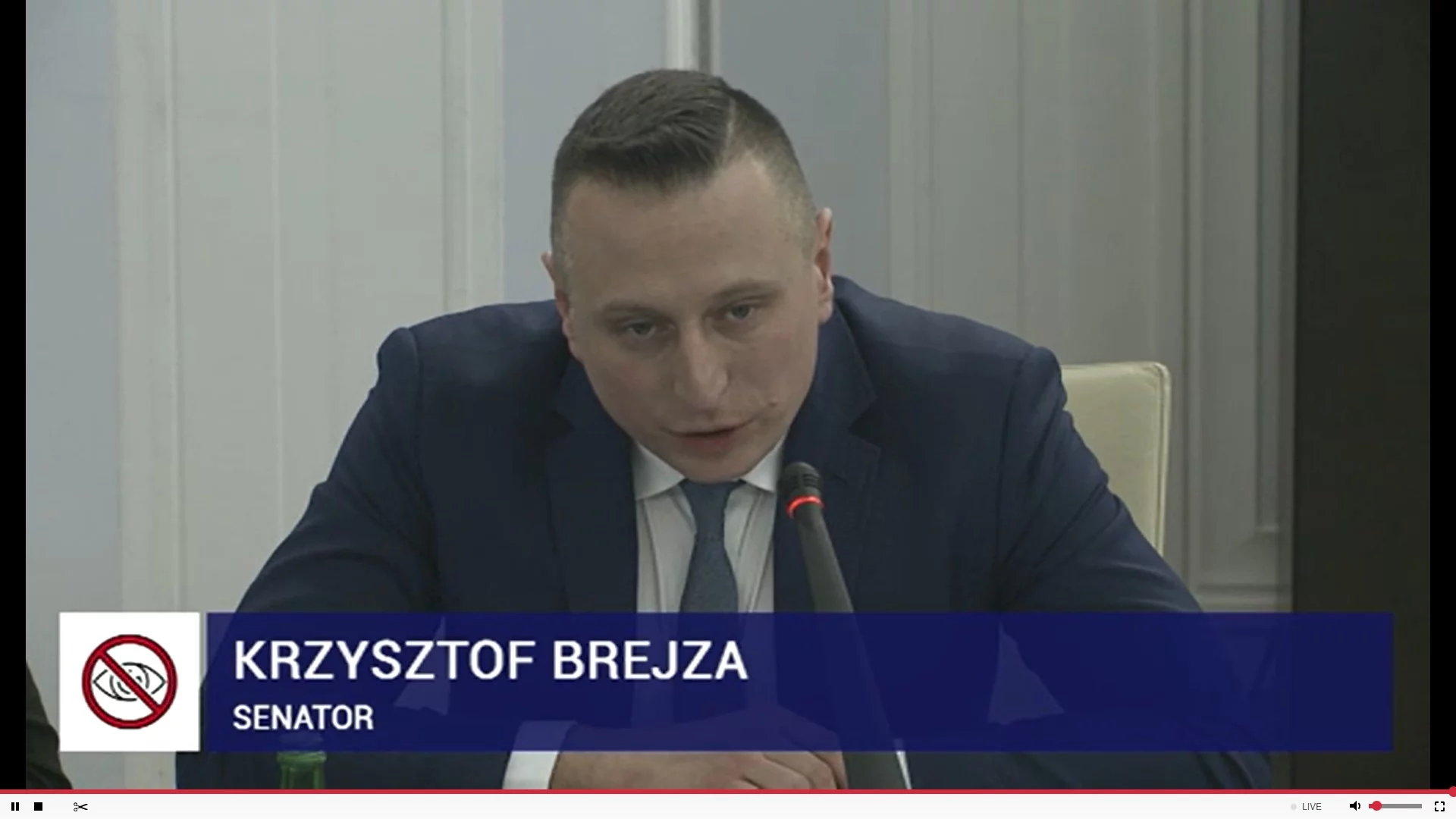 Krzysztof Brejza przed senacką komisją