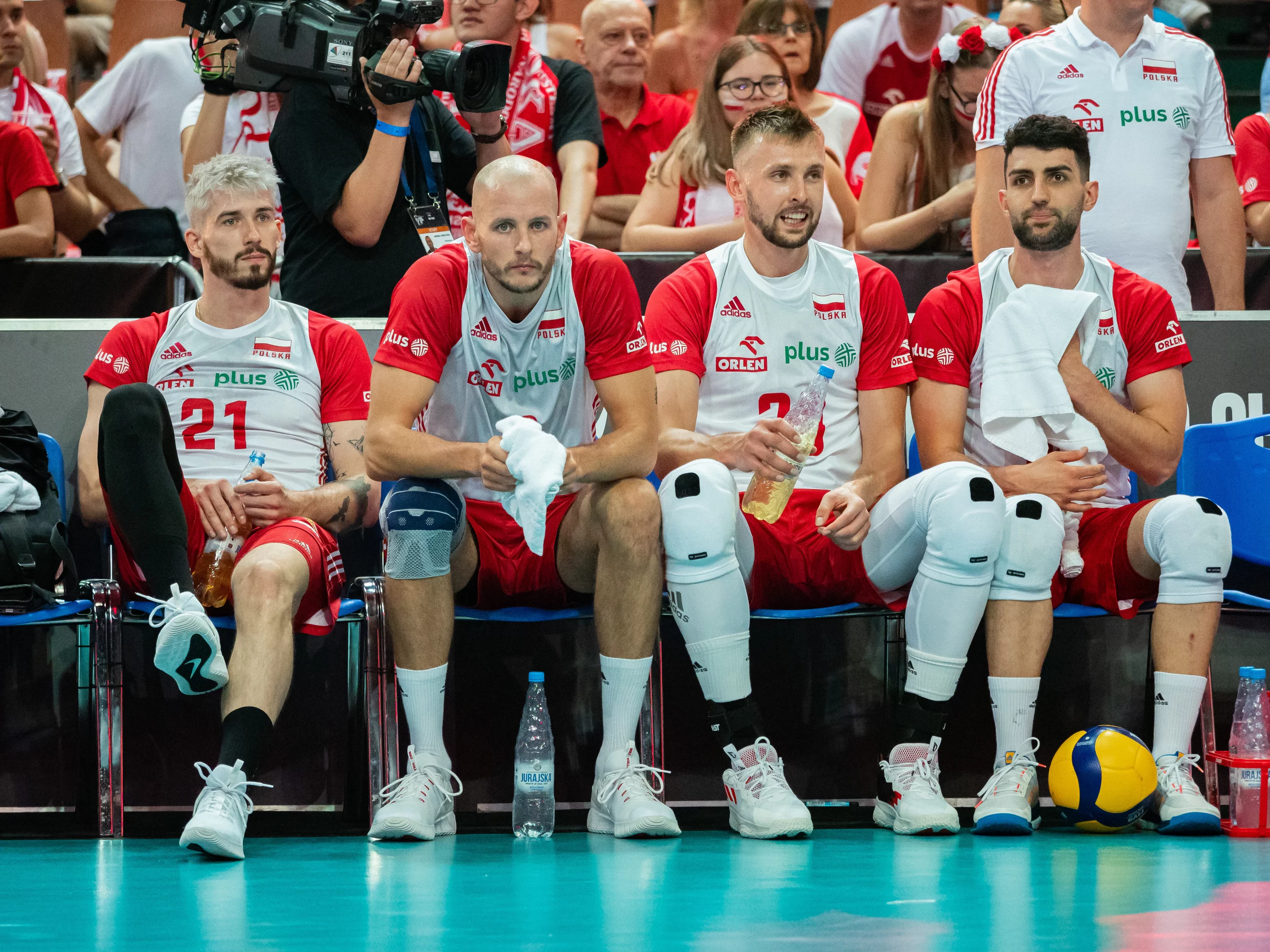 Tomasz Fornal, Bartosz Kurek, Mateusz Bieniek i Marcin Janusz