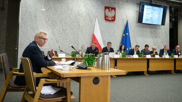 Krzysztof Kwiatkowski podczas posiedzenia komisji ds. Pegasusa