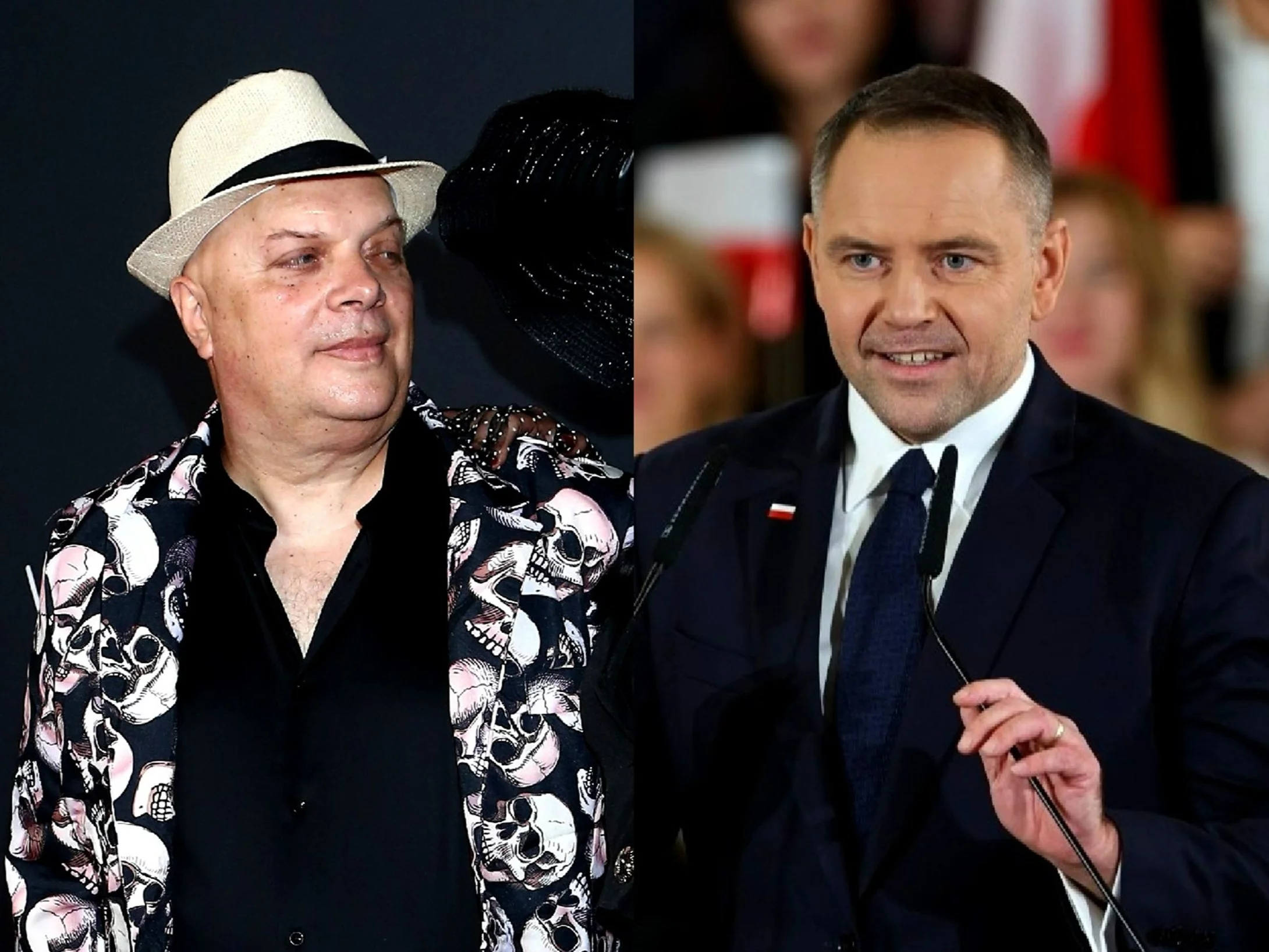 Krzysztof Skiba i Karol Nawrocki