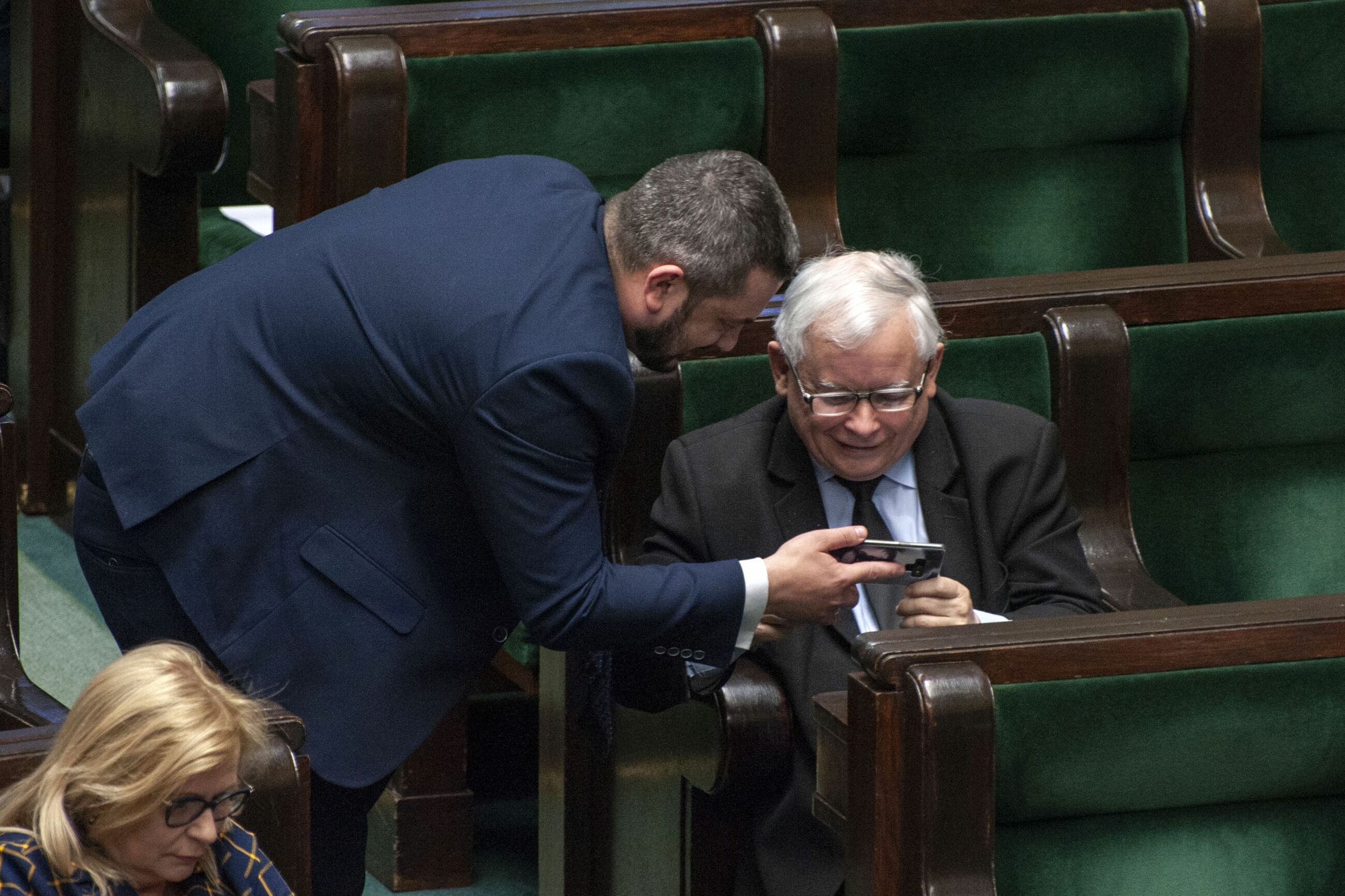 Krzysztof Sobolewski i Jarosław Kaczyński