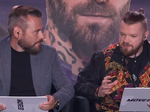 Krzysztof Stanowski i Sylwester Wardęga podczas konferencji Move 2