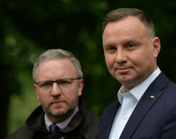 Krzysztof Szczerski i Andrzej Duda