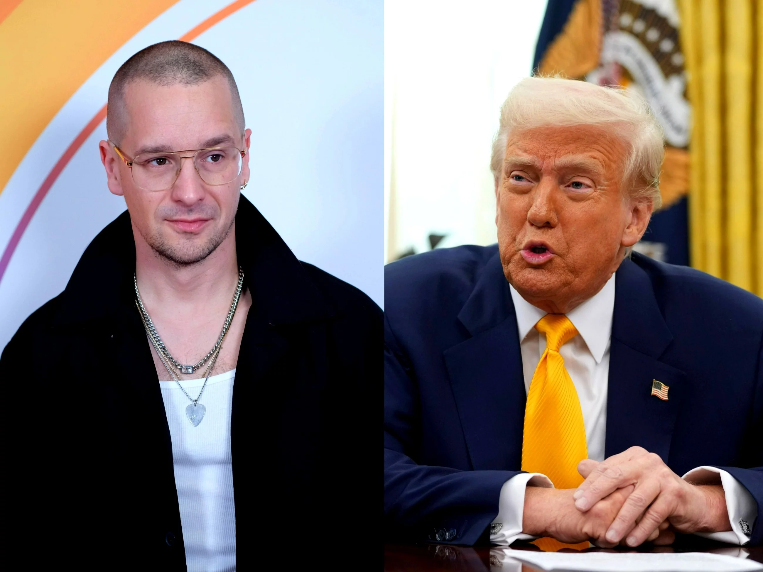 Krzysztof Zalewski i Donald Trump
