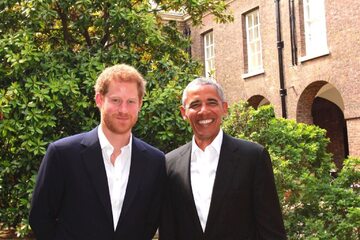 Książę Harry i Barack Obama