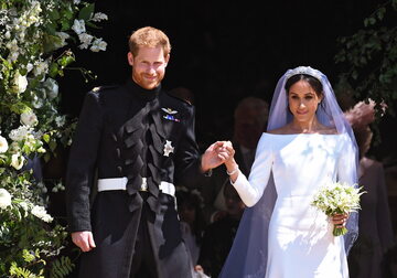 Książę Harry i księżna Meghan w dniu ślubu
