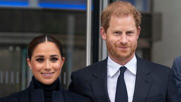 Książę Harry z żoną Meghan Markle