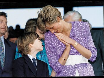 Książę William i ksieżna Diana