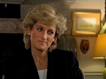 Księżna Diana podczas wywiadu z Martinem Bashirem dla „Panoramy” BBC