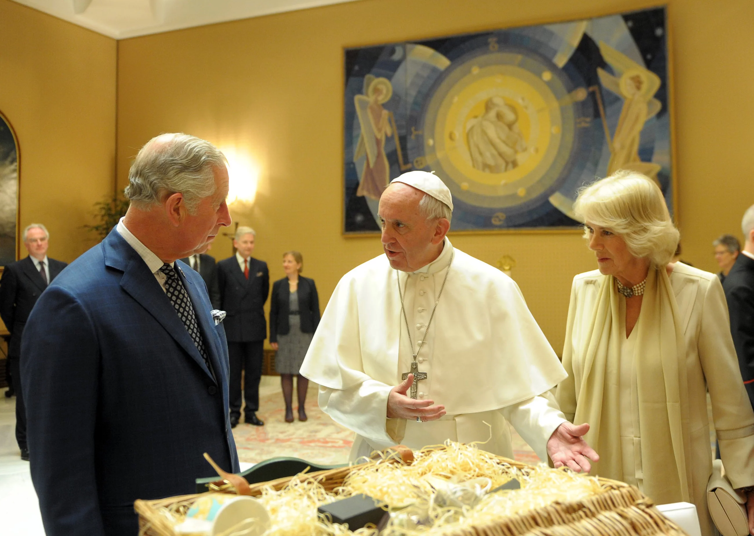 Papież Franciszek, Książę Karol, Księżna Kamila